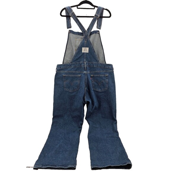 Levis Bib Overalls Vintage Style Womens 2-Horse Brand Denim Blue Jean Farmcore - Picture 2 of 16